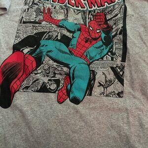 Marvel Gray Logo T-Shirt size small